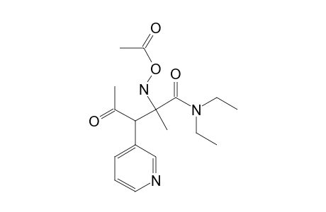 2-[(Acetyloxy)-amino]-N,N-diethyl-2-methyl-4-oxo-3-(3-pyridinyl)-pentanamide