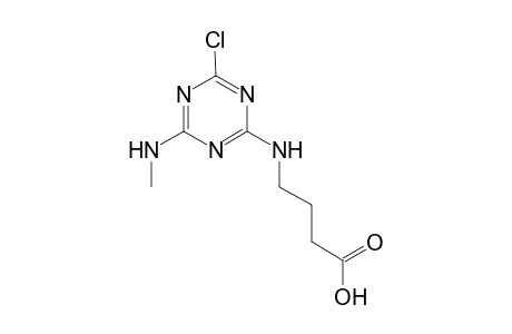 4-{[4-chloro-6-(methylamino)-1,3,5-triazin-2-yl]amino}butanoic acid