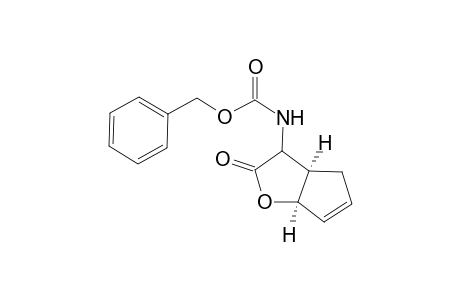 (-)-4-endo-Benzyloxycarbonylamino-2-oxabicyclo[3.3.0]oct-7-en-3-one