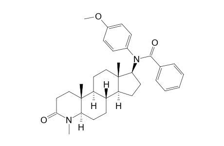N-[(1S,3aS,3bR,5aR,9aR,9bS,11aS)-6,9a,11a-trimethyl-7-oxidanylidene-2,3,3a,3b,4,5,5a,8,9,9b,10,11-dodecahydro-1H-indeno[5,4-f]quinolin-1-yl]-N-(4-methoxyphenyl)benzamide
