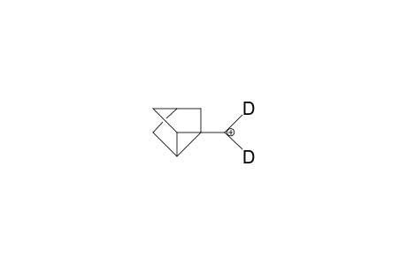 Nortricyclyl-dideuterio-carbinyl cation