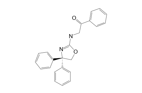 2-PHENACYLAMINO-4,4-IPHENYL-2-OXAZOLINE