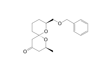 (2S,6R,8S)-8-((Benzyloxy)methyl)-2-methyl-1,7-dioxaspiro[5.5]undecan-4-one