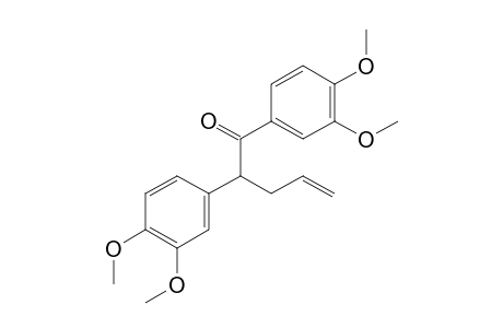 1,2-Bis(3,4-dimethoxyphenyl)pent-4-en-1-one