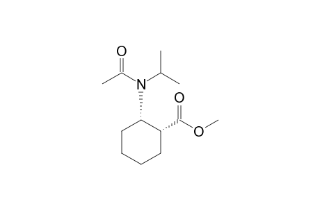 Methyl (cis)-2-(N-acetyl-N-isopropylamino)cyclohexane-1-carboxylate