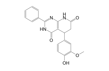 5-(4-hydroxy-3-methoxyphenyl)-2-phenyl-5,8-dihydropyrido[2,3-d]pyrimidine-4,7(3H,6H)-dione