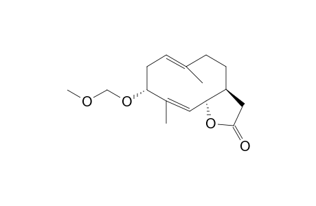 (3R,6R,7S,1(10)E,4Z)-3-methoxymethoxy-13-nor-1(10),4-germacradieno-12,6-lactone