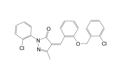 (4Z)-4-{2-[(2-chlorobenzyl)oxy]benzylidene}-2-(2-chlorophenyl)-5-methyl-2,4-dihydro-3H-pyrazol-3-one