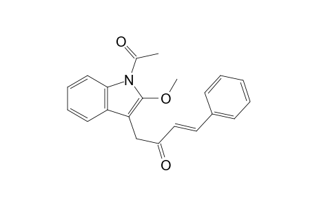 1-(1-Acetyl-2-methoxyindol-3-yl)-4-phenylbut-3-en-2-one