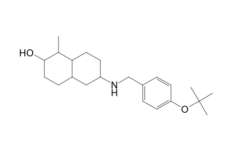 2-Naphthalenol, 6-[[[4-(1,1-dimethylethoxy)phenyl]methyl]amino]decahydro-1-methyl-