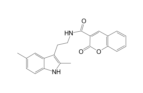 2-Oxo-2H-chromene-3-carboxylic acid [2-(2,5-dimethyl-1H-indol-3-yl)ethyl]amide