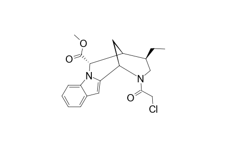 METHYL_5-(CHLOROACETYL)-3-BETA-ETHYL-1,2,3,4,5,6-HEXAHYDRO-2,6-METHANO-[1.4]-DIAZOCINO-[1.2-A]-INDOLE-1-ALPHA-CARBOXYLATE