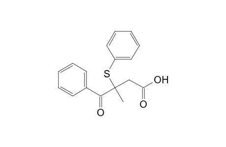 Benzenebutanoic acid, .beta.-methyl-.gamma.-oxo-.beta.-(phenylthio)-