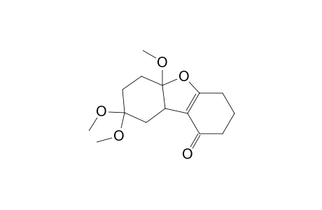 1(2H)-Dibenzofuranone, 3,4,5a,6,7,8,9,9a-octahydro-5a,8,8-trimethoxy-