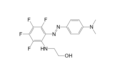 2-{2-[4-(Dimethylamino)phenylazo]-3,4,5,6-tetrafluorophenyl}aminoethanol