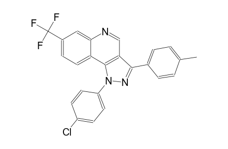 1-(4-chlorophenyl)-3-(4-methylphenyl)-7-(trifluoromethyl)-1H-pyrazolo[4,3-c]quinoline