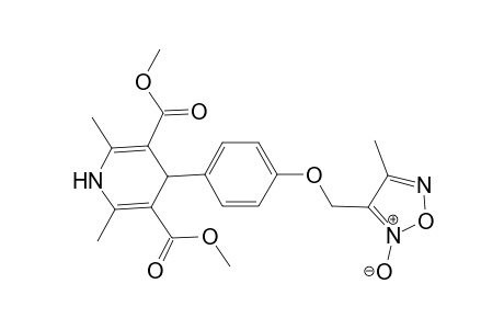 2,6-Dimethyl-4-[4-(4-methyl-2-oxy-furazan-3-ylmethoxy)-phenyl]-1,4-dihydro-pyridine-3,5-dicarboxylic acid dimethyl ester