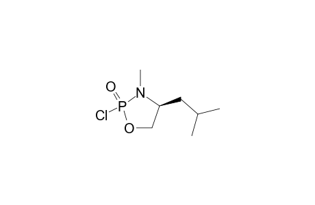 (4S)-N-methyl-4-isobutyl-2-chloro-1,3,2-oxazaphospholidin-2-one