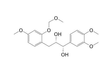 (1S,2S)-1-(3,4-dimethoxyphenyl)-3-[4-methoxy-2-(methoxymethoxy)phenyl]propane-1,2-diol