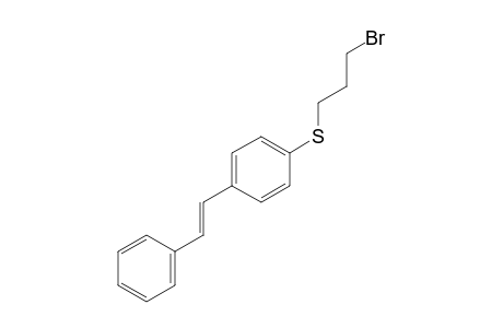 1-(3-bromopropylsulfanyl)-4-[(E)-styryl]benzene