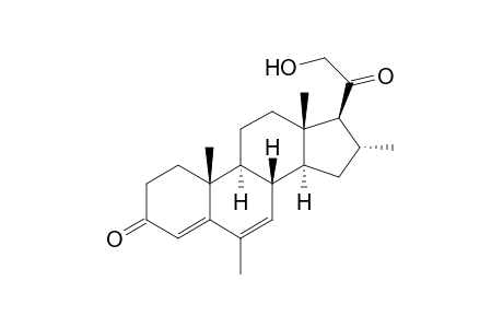 Pregna-4,6-diene-3,20-dione, 21-hydroxy-6,16-dimethyl-, (16.alpha.)-