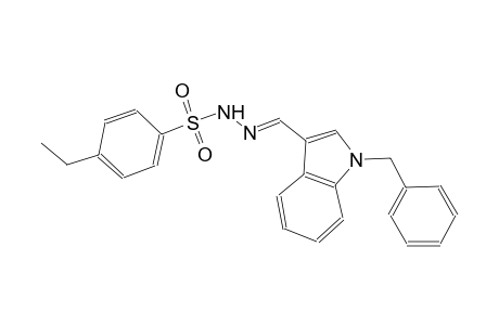 N'-[(E)-(1-benzyl-1H-indol-3-yl)methylidene]-4-ethylbenzenesulfonohydrazide