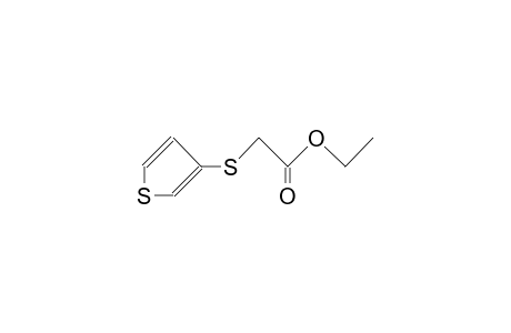 2-(3-Thienylthio)-acetic acid, ethyl ester