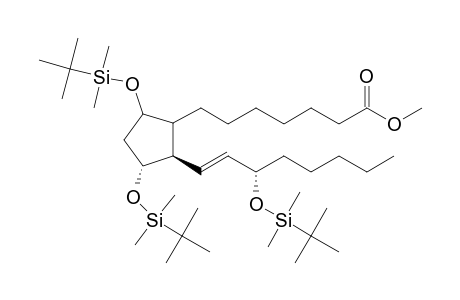 Prostaglandin F1.alpha. methyl ester t-butyldimethylsilyl ether