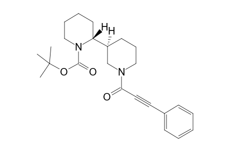 (2R)-2-[(3S)-1-(1-oxo-3-phenylprop-2-ynyl)-3-piperidinyl]-1-piperidinecarboxylic acid tert-butyl ester