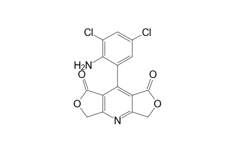 8-(2'-Amino-3',5'-dichlorophenyl)-1,3,5,7-tetrahydro-difuro[3,4-b ; 3',4'-e]pyridine-1,7-dione