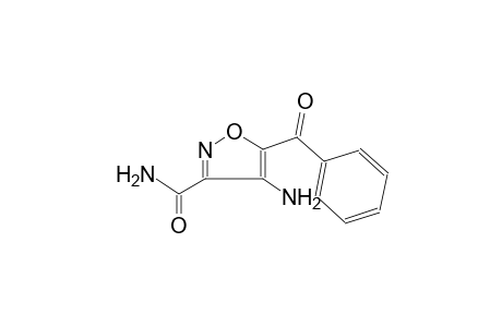 4-Amino-5-benzoyl-isoxazole-3-carboxylic acid amide