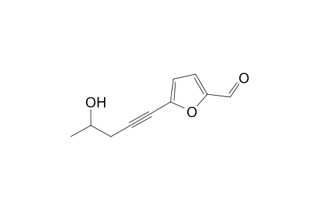 5-(4-Hydroxypent-1-ynyl)furan-2-carbaldehyde