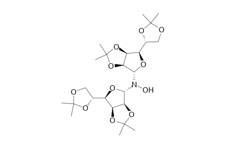 N,N-bis[(3aS,4S,6R,6aS)-6-[(4R)-2,2-dimethyl-1,3-dioxolan-4-yl]-2,2-dimethyl-3a,4,6,6a-tetrahydrofuro[3,4-d][1,3]dioxol-4-yl]hydroxylamine