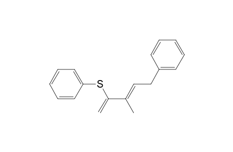 Benzene, [(2-methyl-1-methylene-4-phenyl-2-butenyl)thio]-, (E)-