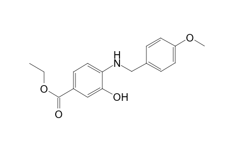 N-[(p-Methoxybenzyl)-4-(ethoxycarbonyl)-2-hydroxyaniline