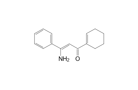 3-amino-1-(1-cyclohexen-1-yl)-3-phenyl-2-propen-1-one