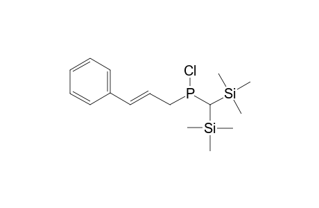 bis{(Trimethylsilyl)methyl]chloro(3'-(phenylprop-2'-enyl]phosphane