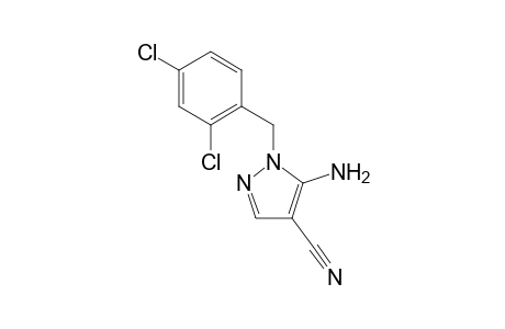 1H-Pyrazole-4-carbonitrile, 5-amino-1-[(2,4-dichlorophenyl)methyl]-