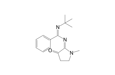 N(2)-(t-Butyl)-N(1)-( 1-methyl-5-oxo-2-pyrrolidinylidene )phenylbenzamidine