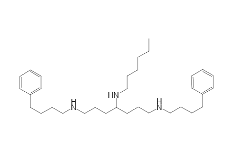 N(4)-Hexyl-N(1),N(7)-(4'-phenylbutyl)heptane-1,4,7-triamine - trihydrochloride