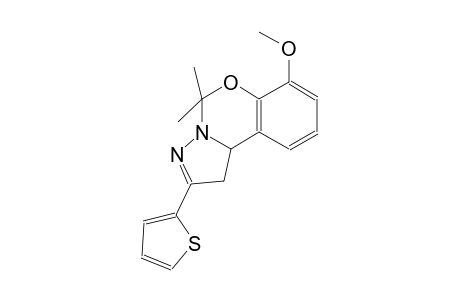 pyrazolo[1,5-c][1,3]benzoxazine, 1,10b-dihydro-7-methoxy-5,5-dimethyl-2-(2-thienyl)-
