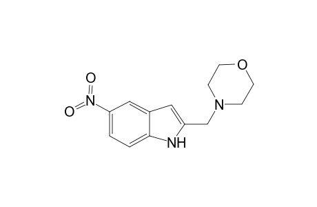 2-(4-Morpholinylmethyl)-5-nitro-1H-indole