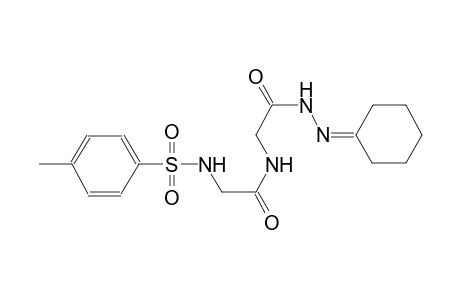 acetic acid, [[[[(4-methylphenyl)sulfonyl]amino]acetyl]amino]-, 2-cyclohexylidenehydrazide