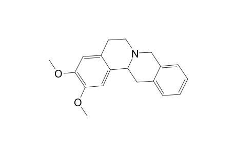 6H-Dibenzo[a,g]quinolizine, 5,8,13,13a-tetrahydro-2,3-dimethoxy-, (.+-.)-