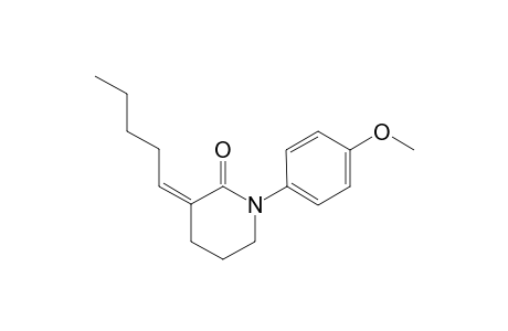 (Z)-1-(4-methoxy-phenyl)-3-pentylidene-piperidin-2-one