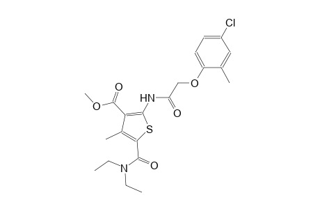 methyl 2-{[(4-chloro-2-methylphenoxy)acetyl]amino}-5-[(diethylamino)carbonyl]-4-methyl-3-thiophenecarboxylate