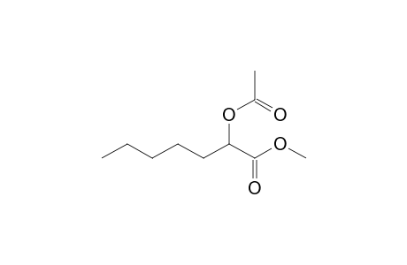 Heptanoic acid, 2-(acetyloxy)-, methyl ester