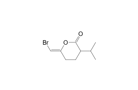 (6Z)-6-(bromanylmethylidene)-3-propan-2-yl-oxan-2-one