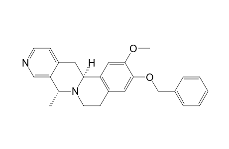 6H-Isoquino[2,1-b][2,7]naphthyridine, 5,8,13,13a-tetrahydro-2-methoxy-8-methyl-3-(phenylmethoxy)-, cis-(.+-.)-