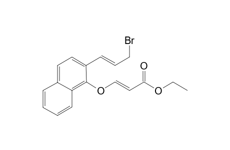 (E)-ethyl 3-((2-((E)-3-bromoprop-1-en-1-yl)naphthalen-1-yl)oxy)acrylate